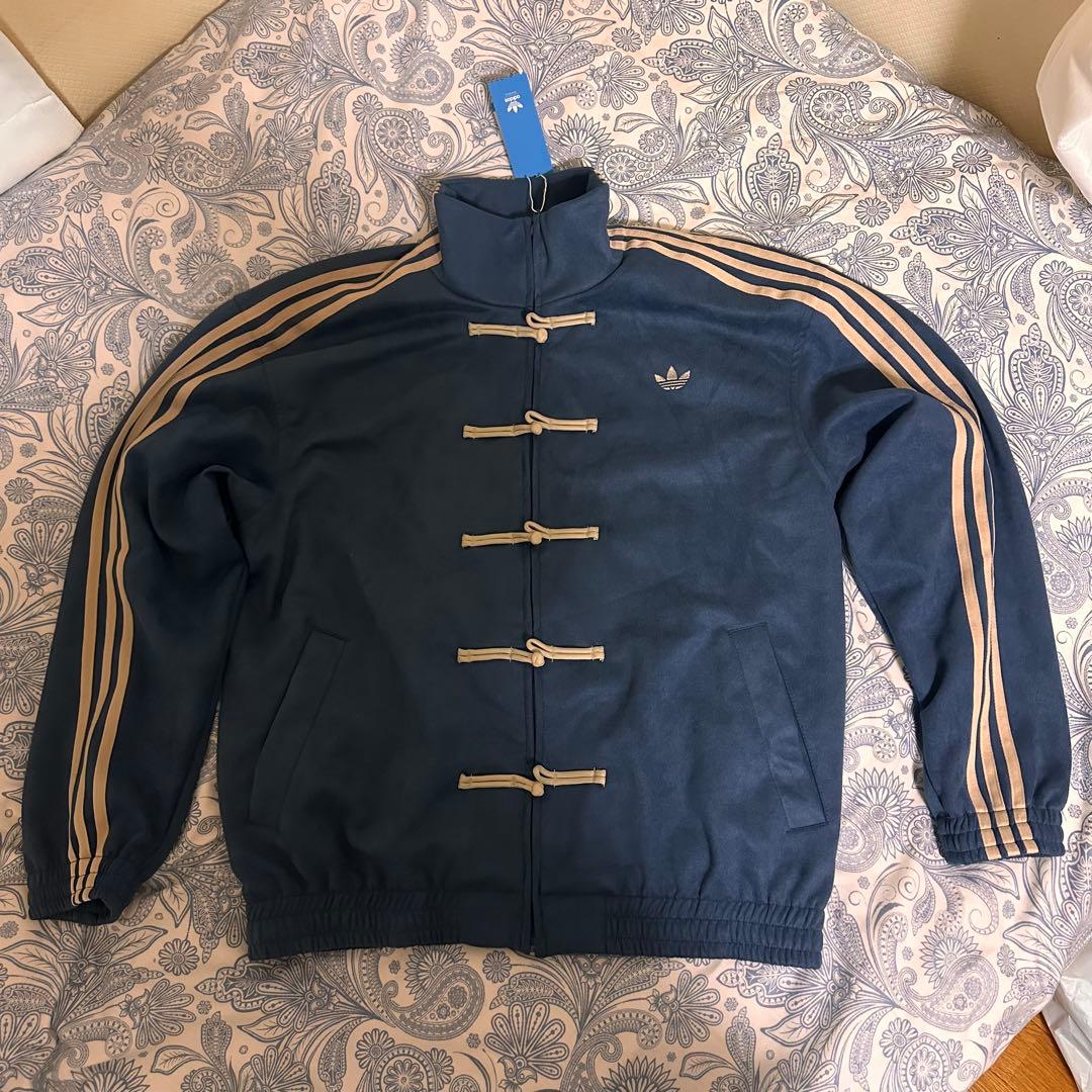 新品 アディダス 中国限定 蛇年トラックジャケット 青 サイズ L