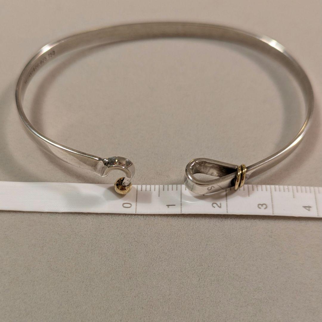 ティファニー フックアンドアイ バングル