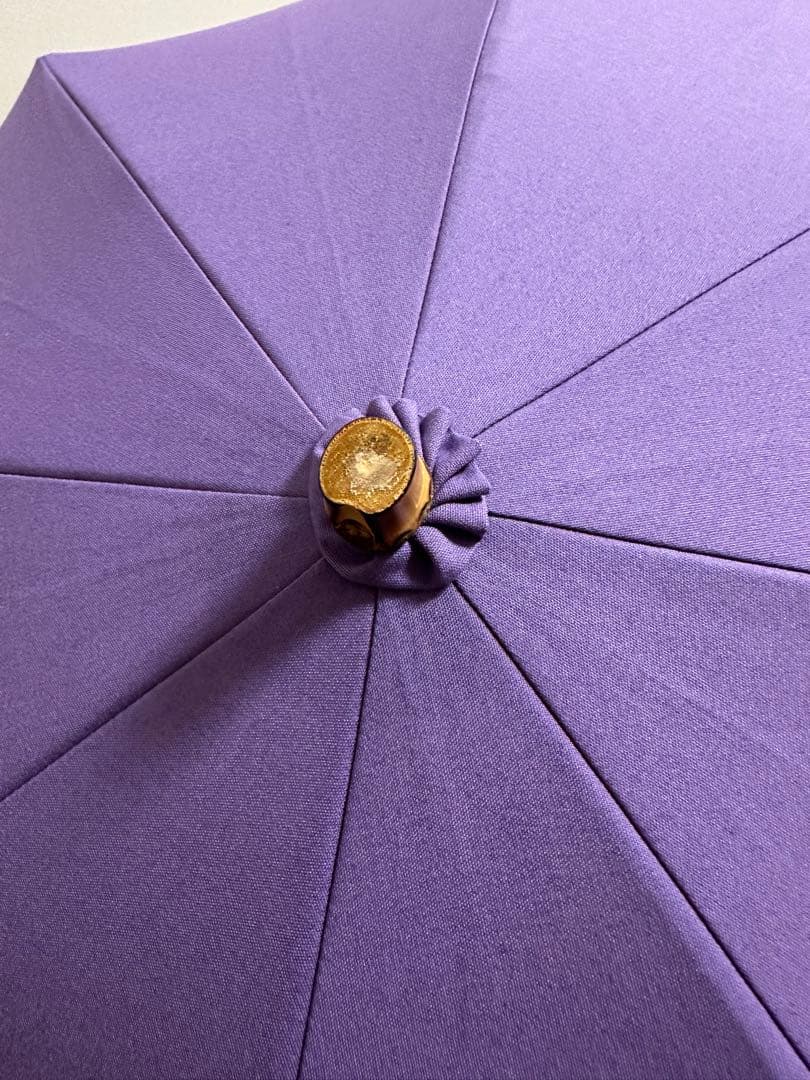 福井洋傘 ZENZA 晴雨兼用 折りたたみ傘 高級傘 伝統工芸 日本製 パープル