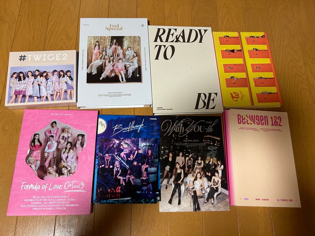 Twice アルバムセット 　全CD DVD付き トレカ付き