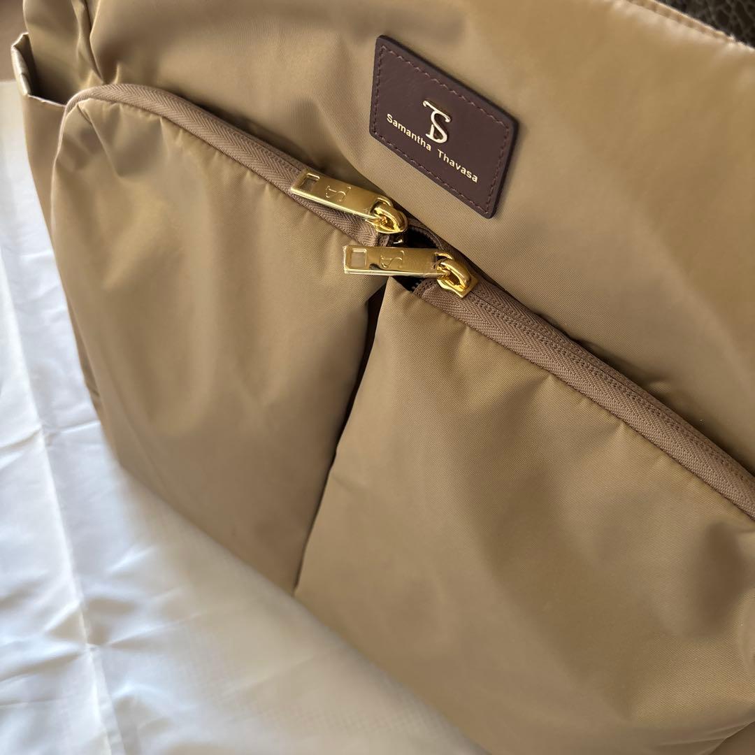 Samantha Thavasa ベージュトートバッグ
