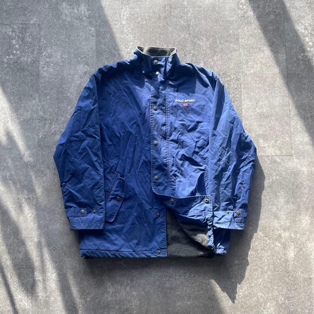 90s Polo Sport Ralph Laurenナイロンフリースジャケット