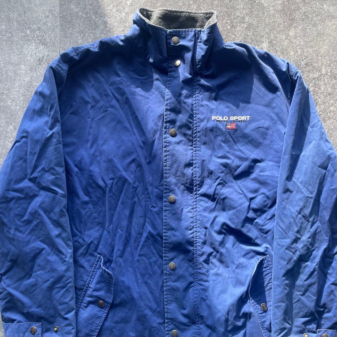 90s Polo Sport Ralph Laurenナイロンフリースジャケット