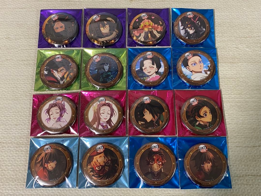 16点　美品未使用　鬼滅の刃　無限城編　コラボカフェ　缶バッジ