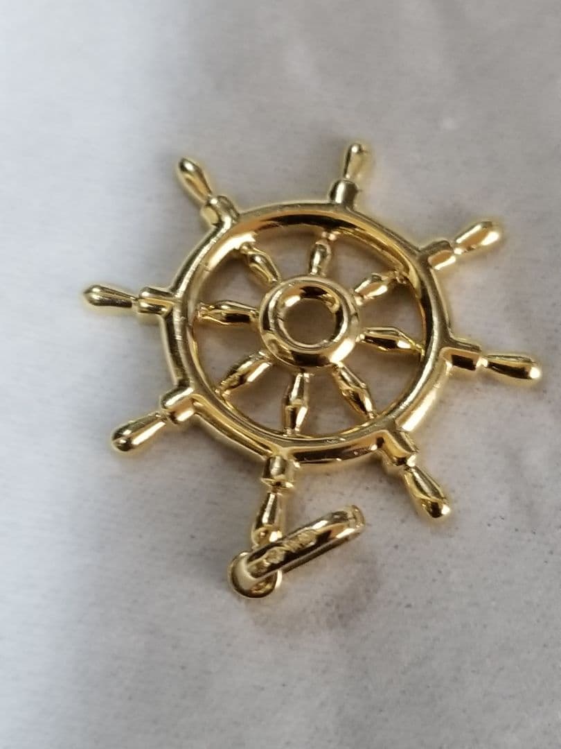 18金(K18)舵型 ペンダントトップ