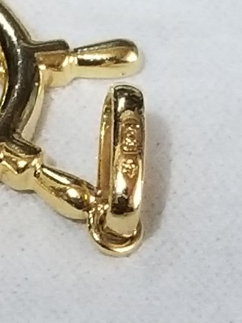 18金(K18)舵型 ペンダントトップ