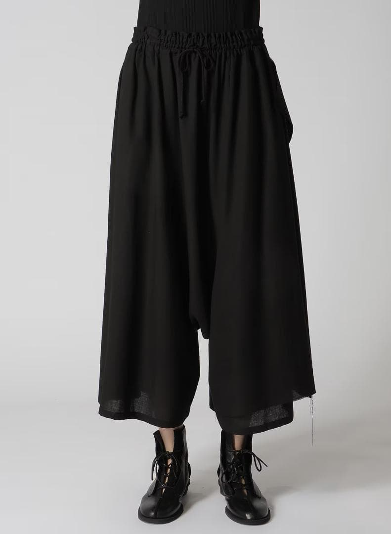 パンツ RY/LI SHEETING CLOTH GATHERED PANTS