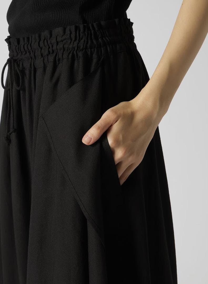 パンツ RY/LI SHEETING CLOTH GATHERED PANTS