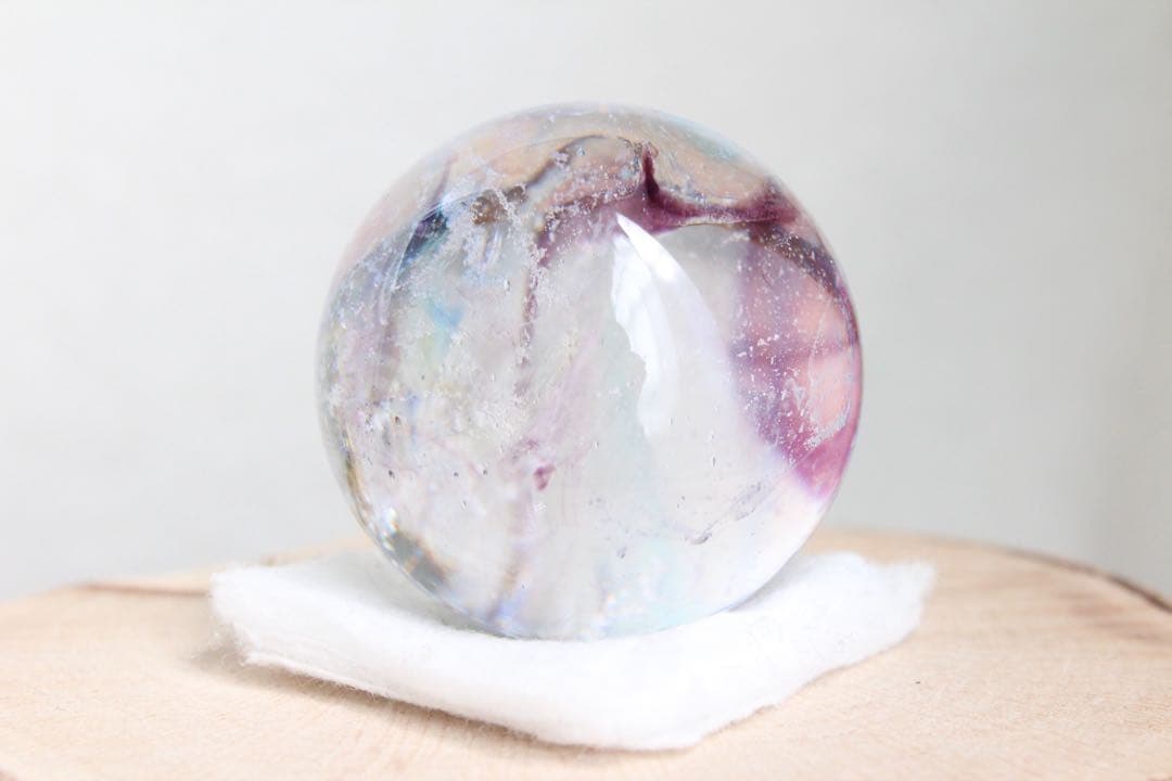 シエラネバダ産アンダラクリスタル　スフィア　マルチカラー