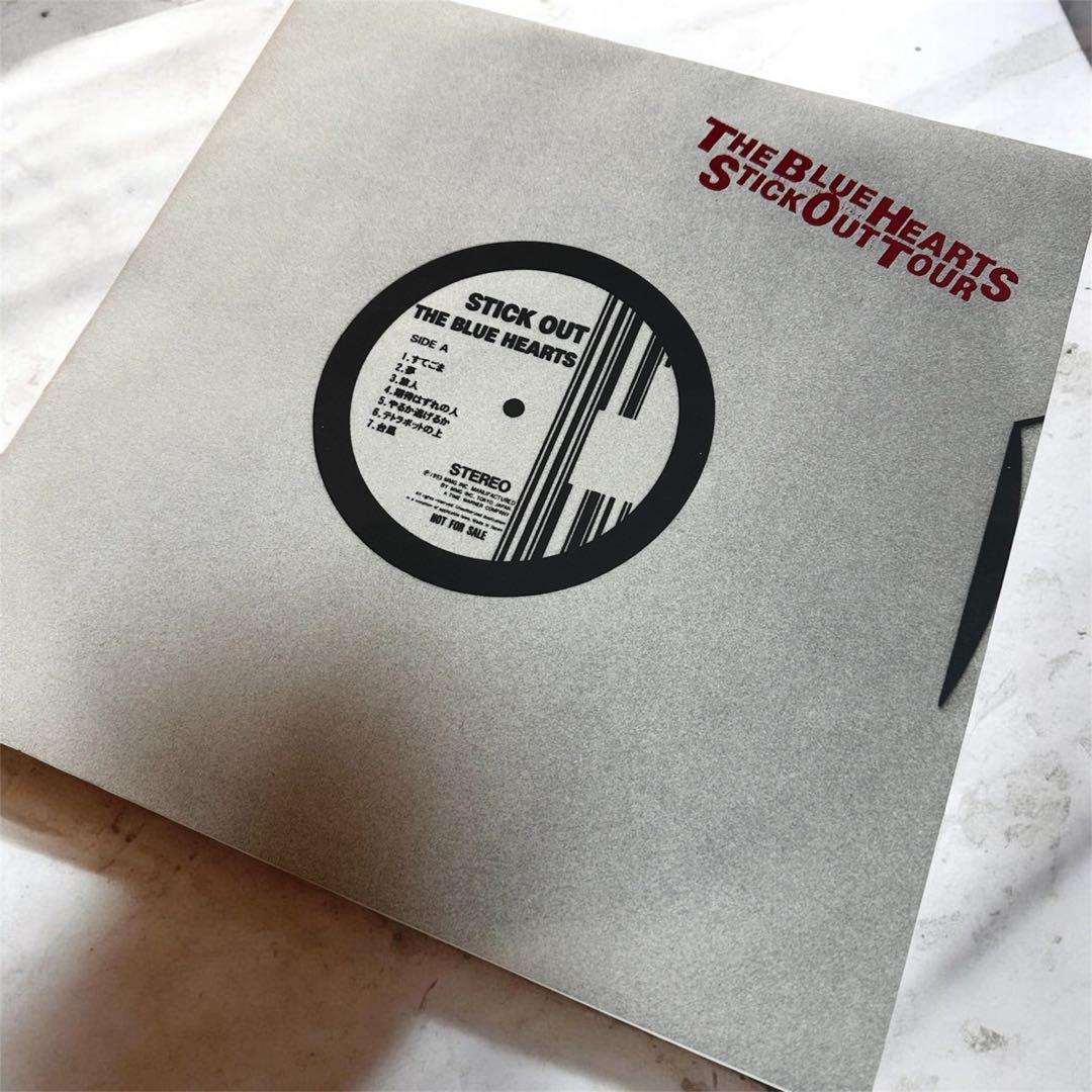 THE BLUE HEARTS ブルーハーツ1989ツアーブックLPサイズ当時物