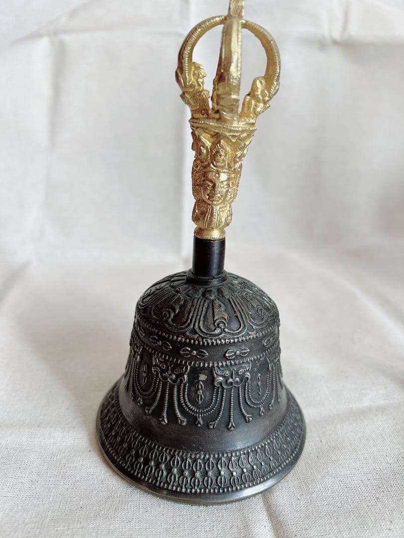 ☆チベタンベル&ドルジェset 大 ハイクオリティ チベット密教法具☆