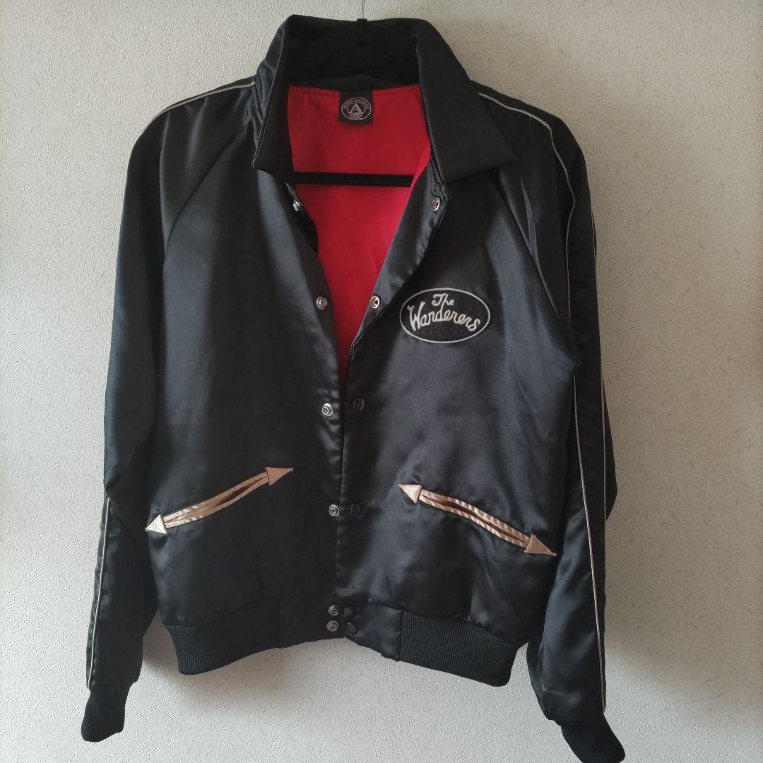 The Wanderers ブラック ナイロンジャケット