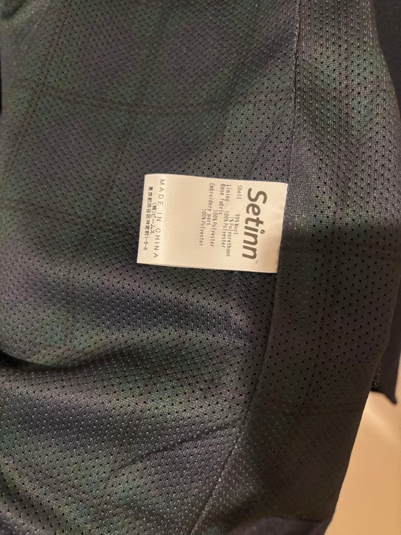 Setinn ネイビー テーラードジャケット　ビームス　XL