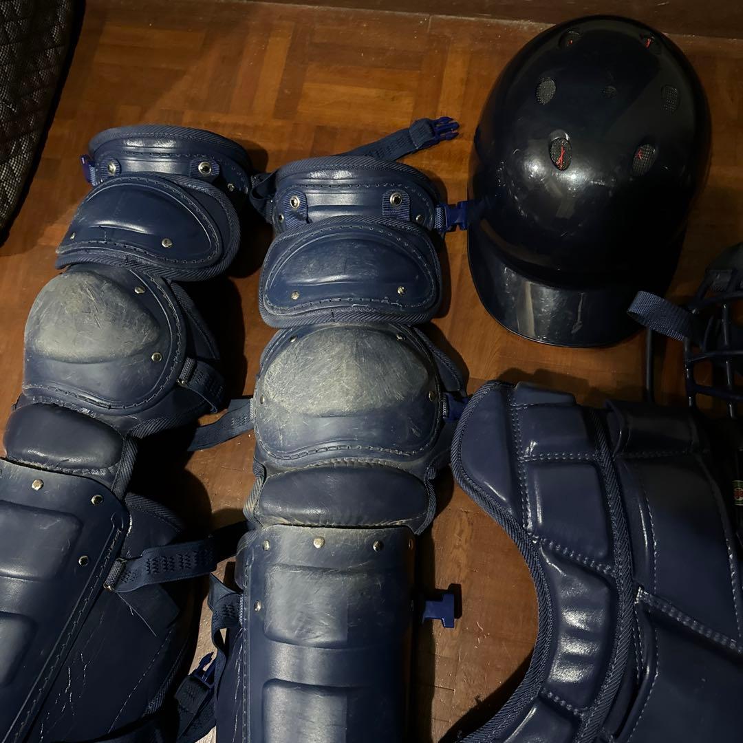 【極美品】ハタケヤマ　軟式用　キャッチャー防具