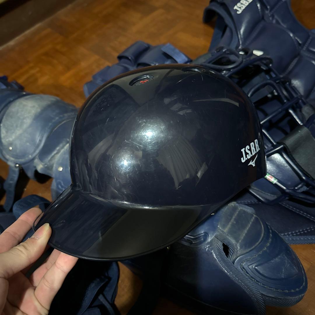 【極美品】ハタケヤマ　軟式用　キャッチャー防具