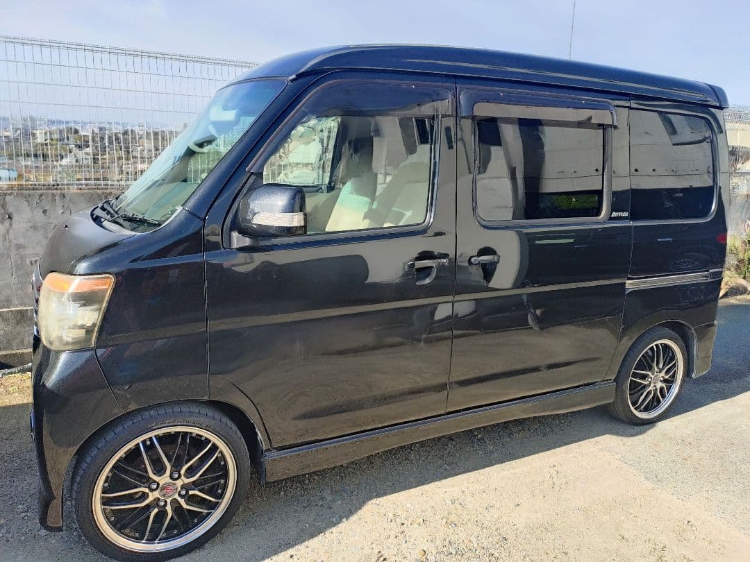 陸送超特価！ アトレーワゴン　ターボ　RXリミテッド　143,000km　黒色
