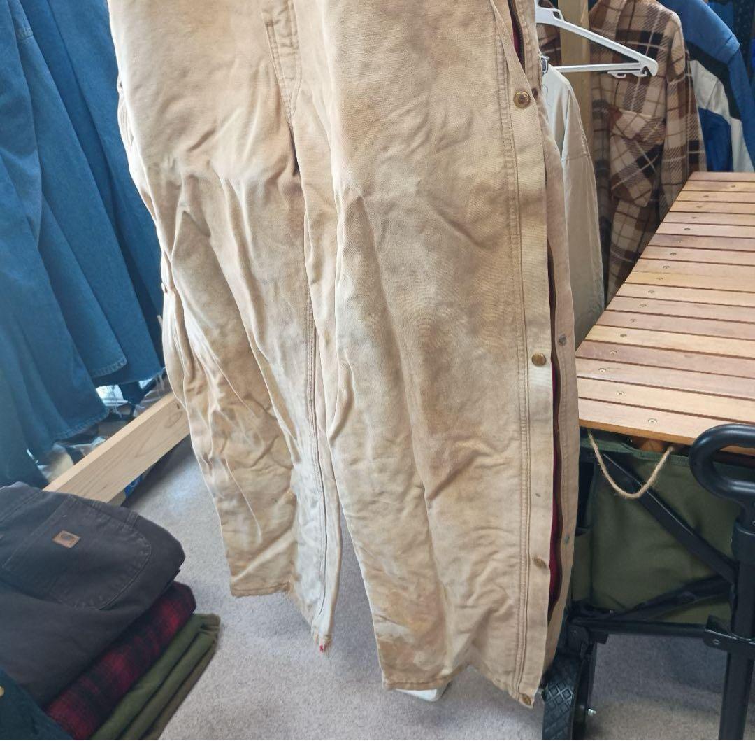 80'sUSAビンテージカーハート中綿ダック地オールインワンつなぎ100周年46