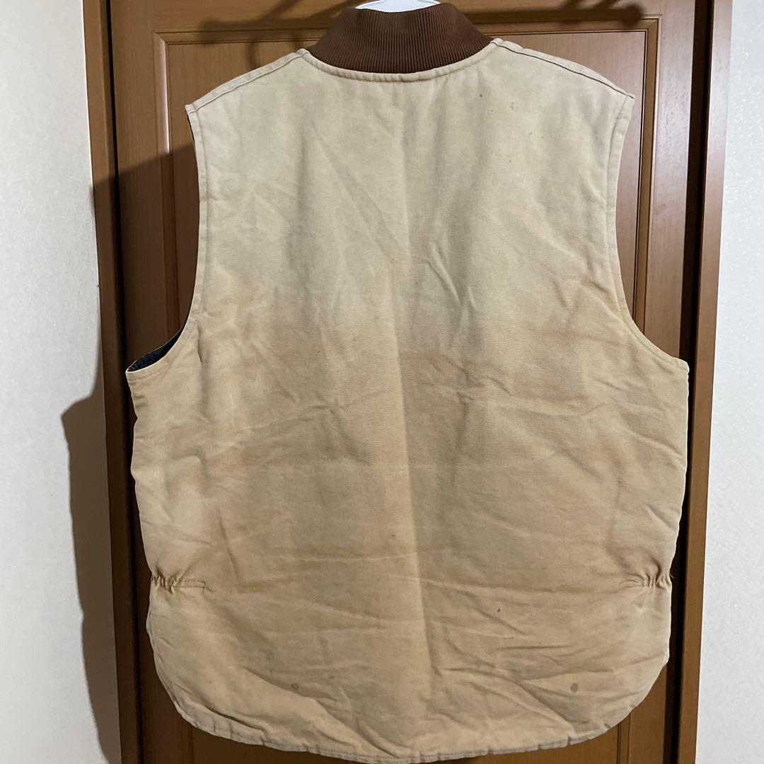 カーハート USA製 ダックベスト 腰ゴム XL 米国製