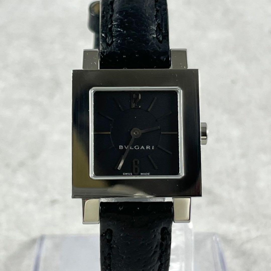ブルガリ SQ 22 SL ステンレススチール クォーツ腕時計 箱保証書 稼働