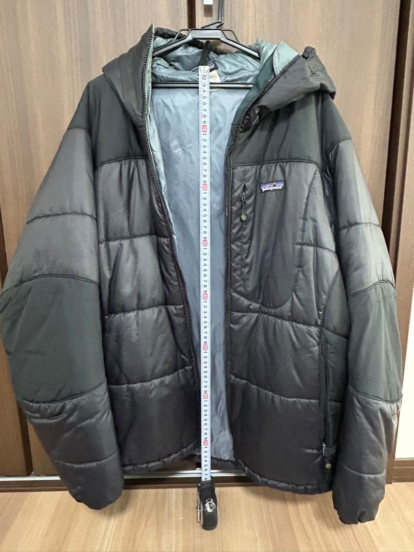 Patagonia（パタゴニア）フード付き ダウンジャケット メンズ Lサイズ