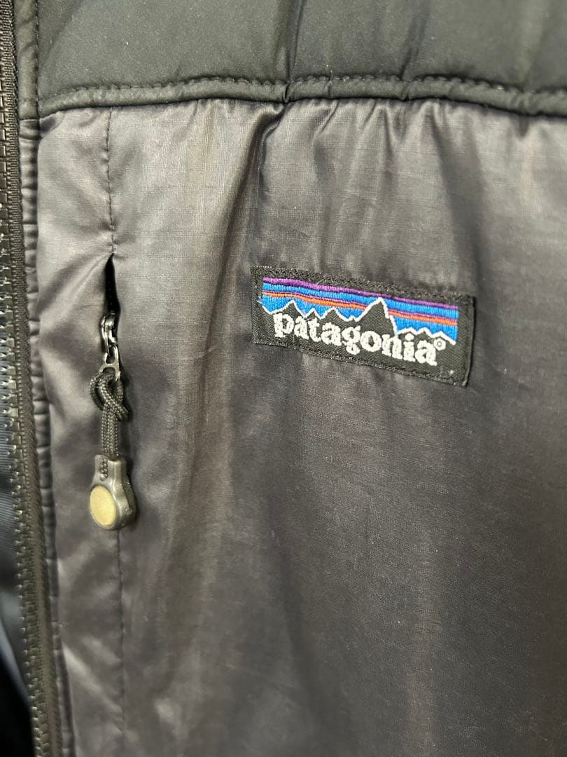 Patagonia（パタゴニア）フード付き ダウンジャケット メンズ Lサイズ