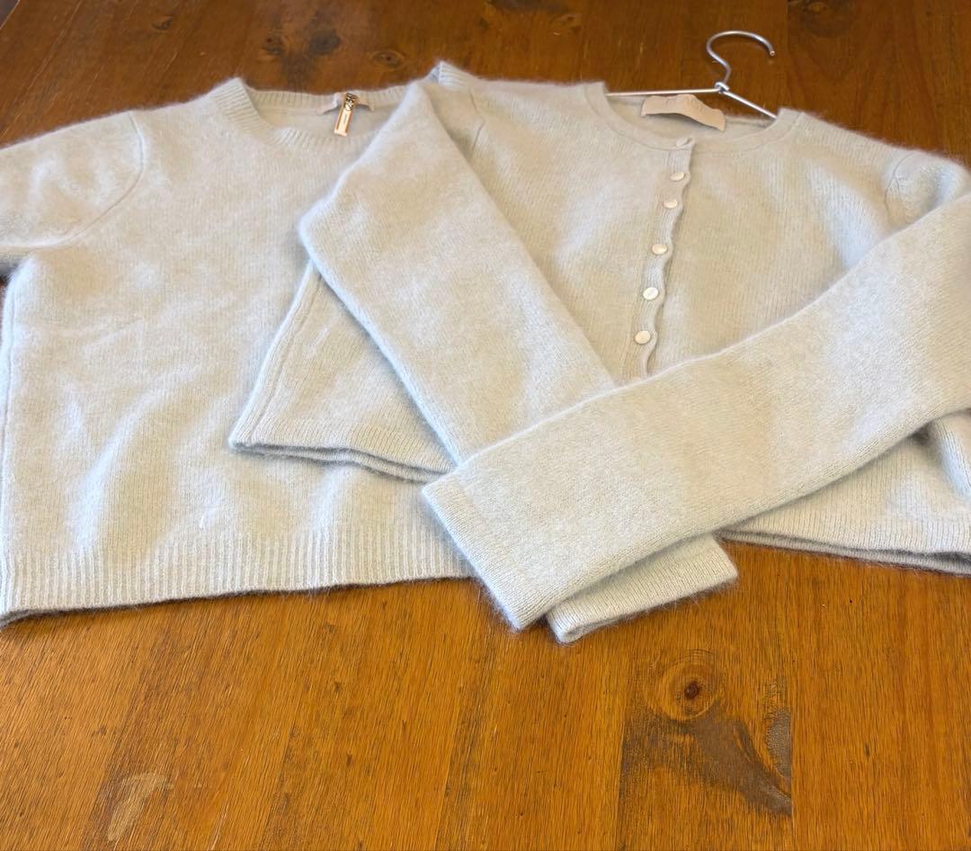 Plage Cashmere Mix Fur 半袖PO&カーディガン　美品