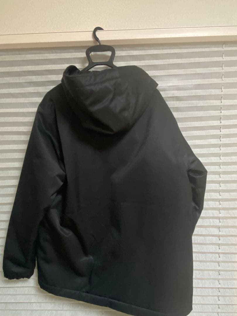 ミリオ　ラコステ　コート　ダウン　新古品　フード　ブラック　XL