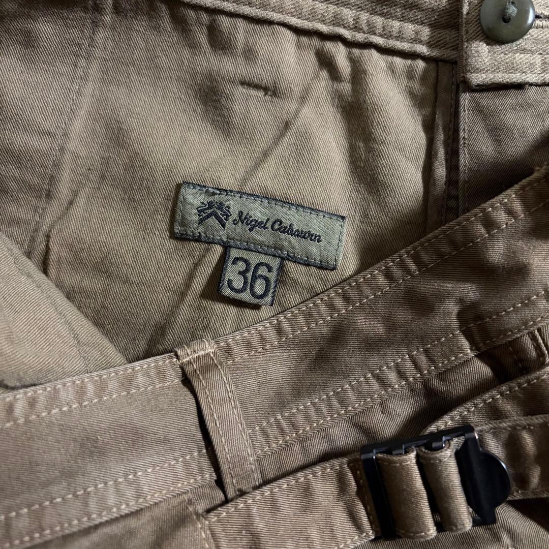 美品　ナイジェルケーボン　ブリティッシュアーミーパンツ　カーゴパンツ　 36