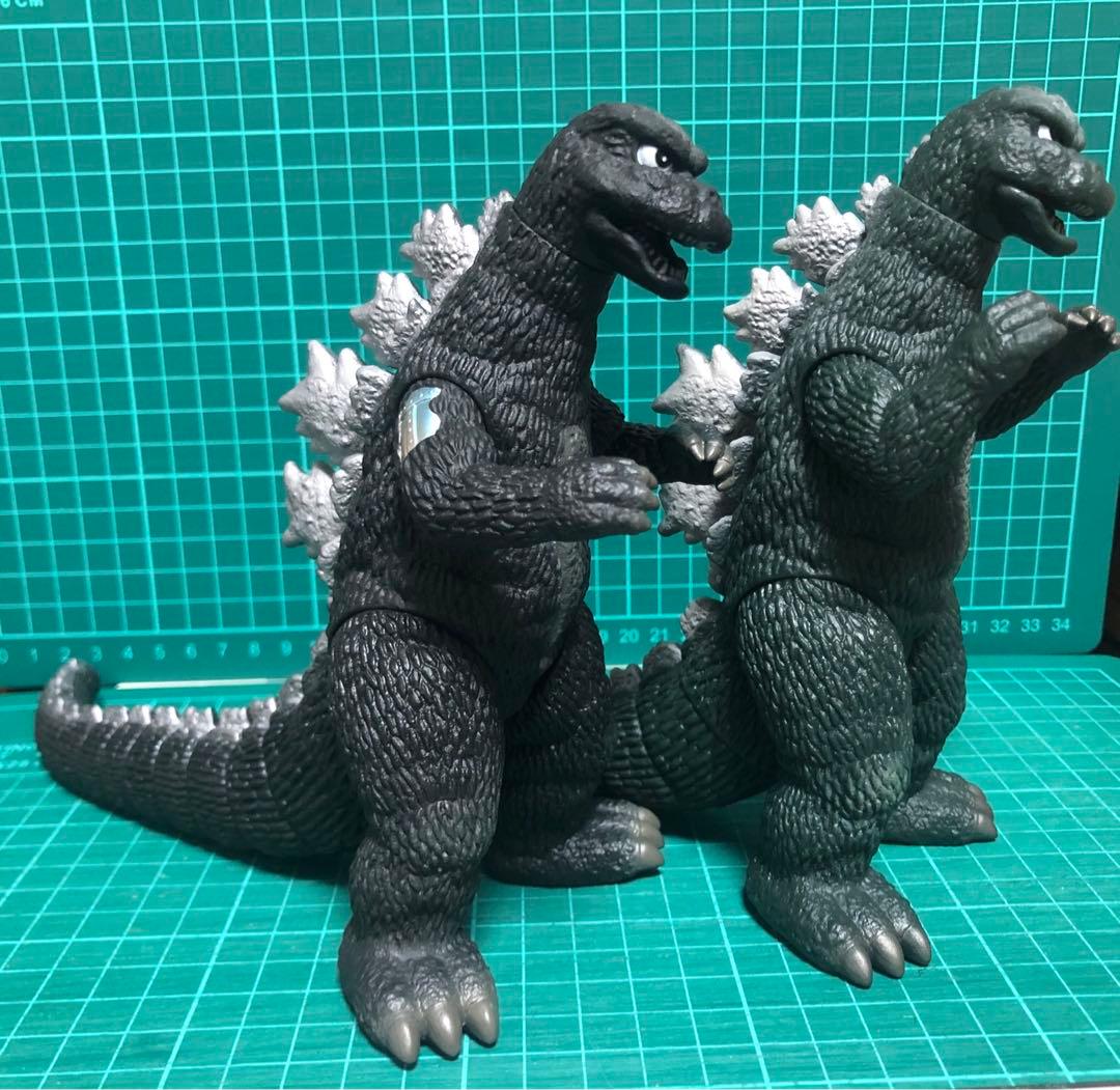 ゴジラ2体セット ★ゴジラ50周年メモリアルボックス版★解説カード付き