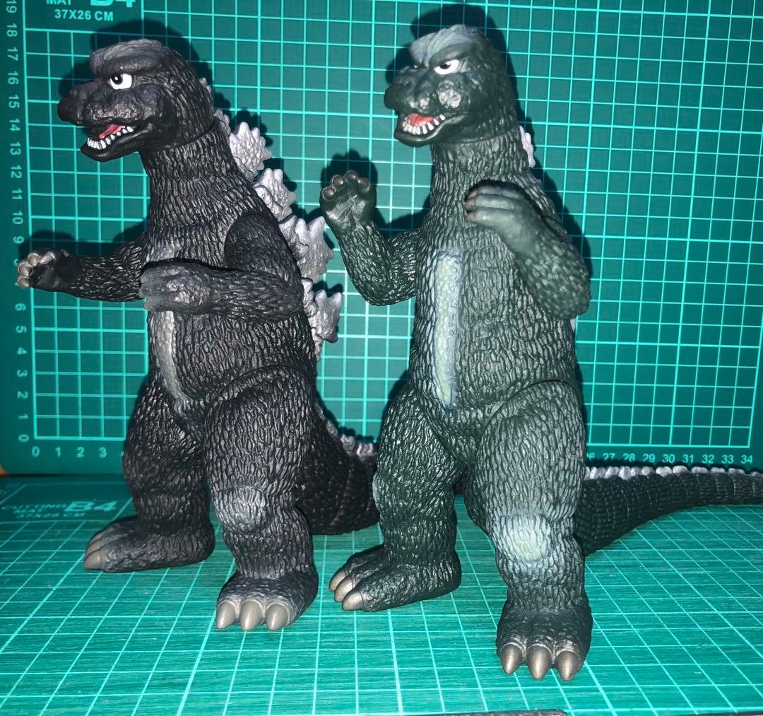 ゴジラ2体セット ★ゴジラ50周年メモリアルボックス版★解説カード付き