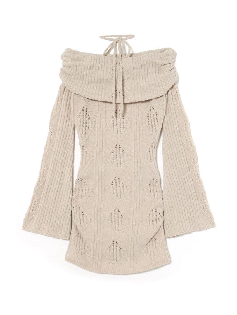 【andmaryアンドマリー】Cameron cable knit mini