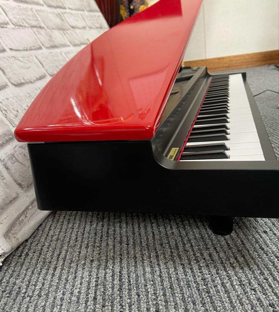 KORG コルグ⭐️micro PIANO 電子ピアノ レッド61鍵盤【3608】