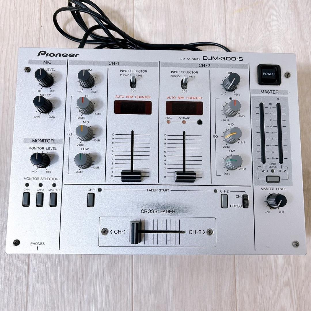 Pioneer パイオニア DJミキサー DJM-300-S シルバー 人気
