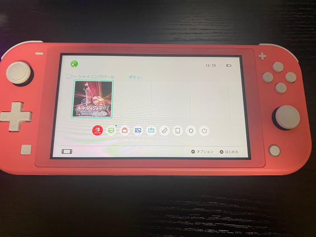 Nintendo Switch Lite 本体　シャイニングパール 1.1.1