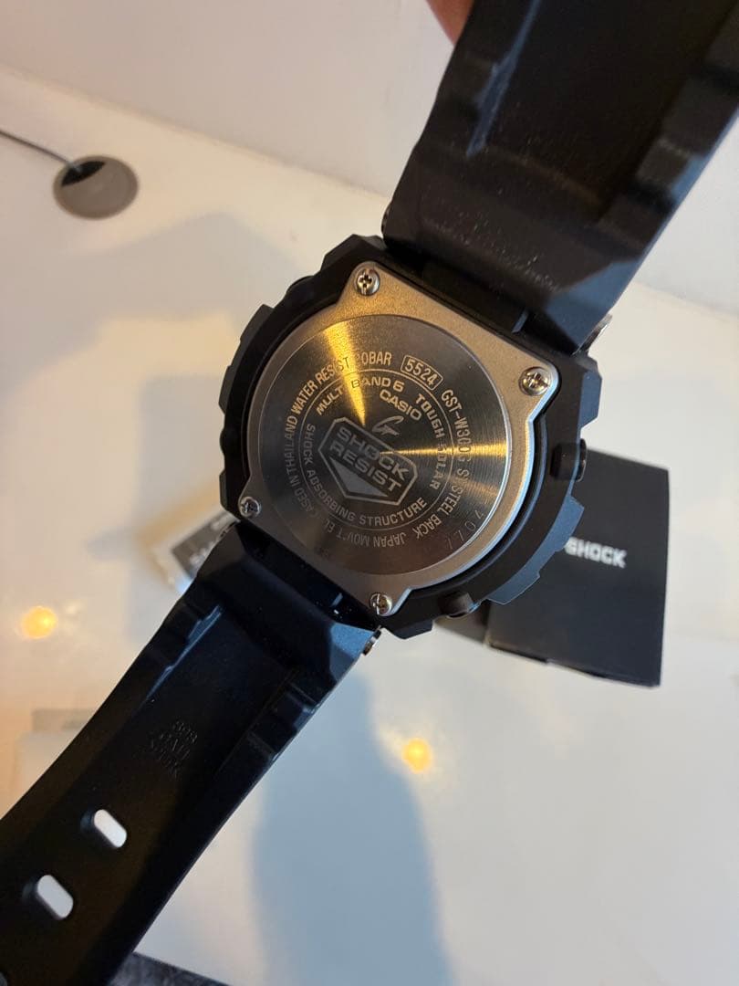 G-SHOCK GST-W300G-1A1JF ブラック