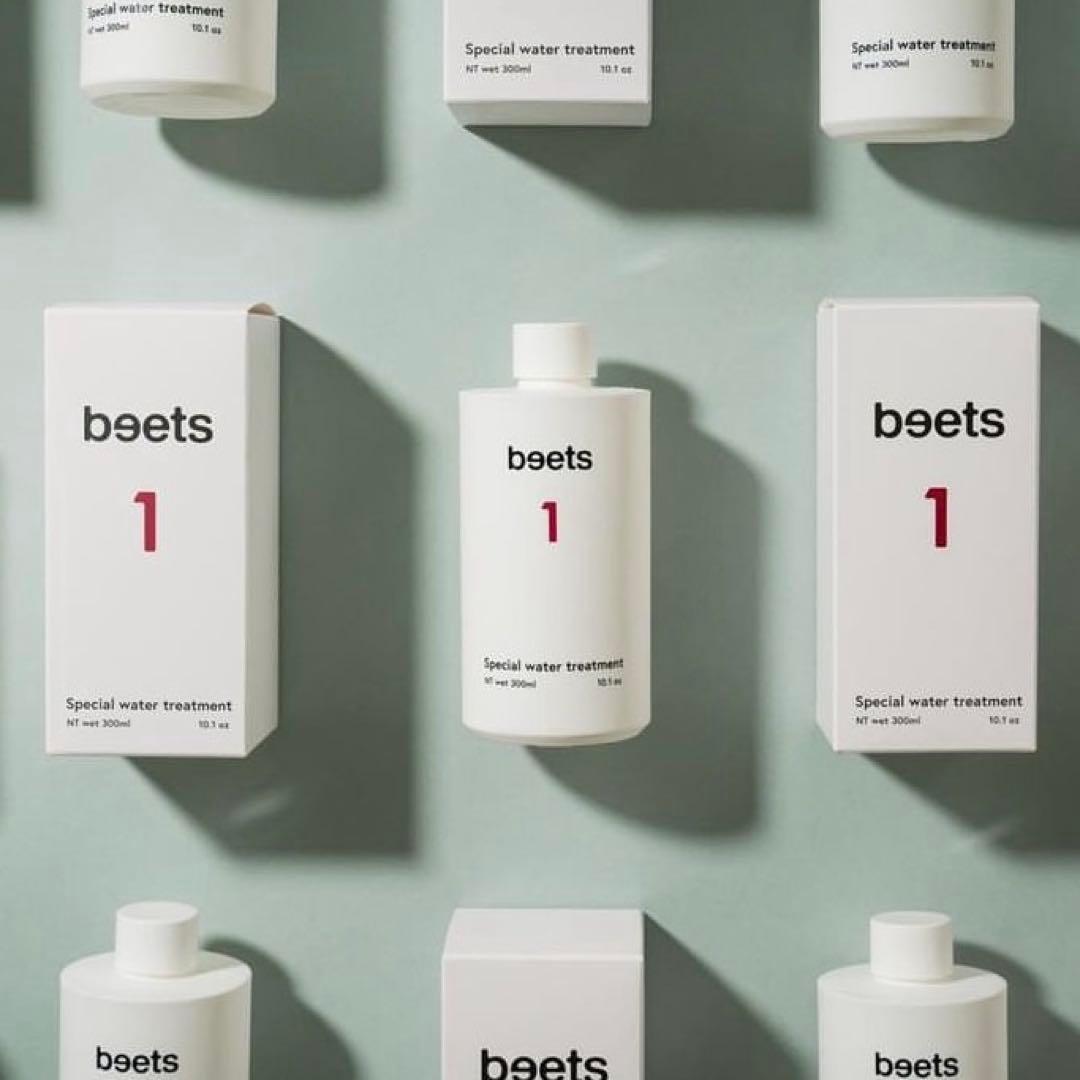 【未使用】beets ビーツ ウォータートリートメント3本 （フェイスマスク付）