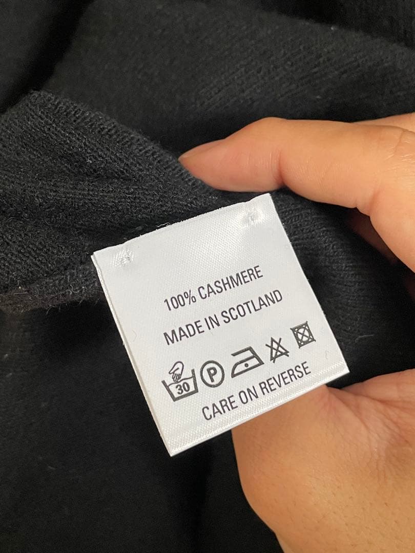 90s Ballantyne スコットランド製　カシミヤ　ヴァルーズ　ニット