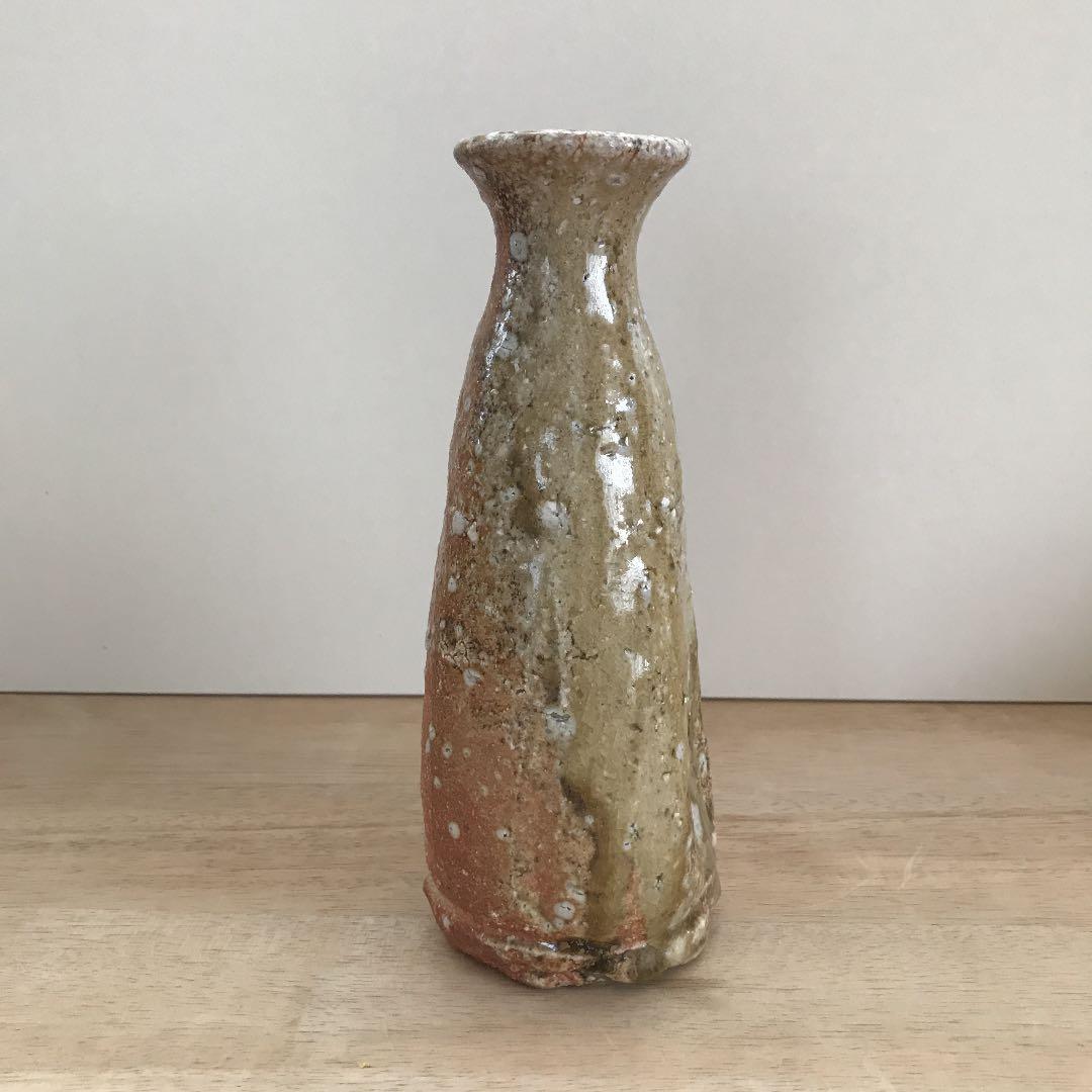 茶道具　華道　花入れ　信楽焼　清右ヱ門窯四代目作