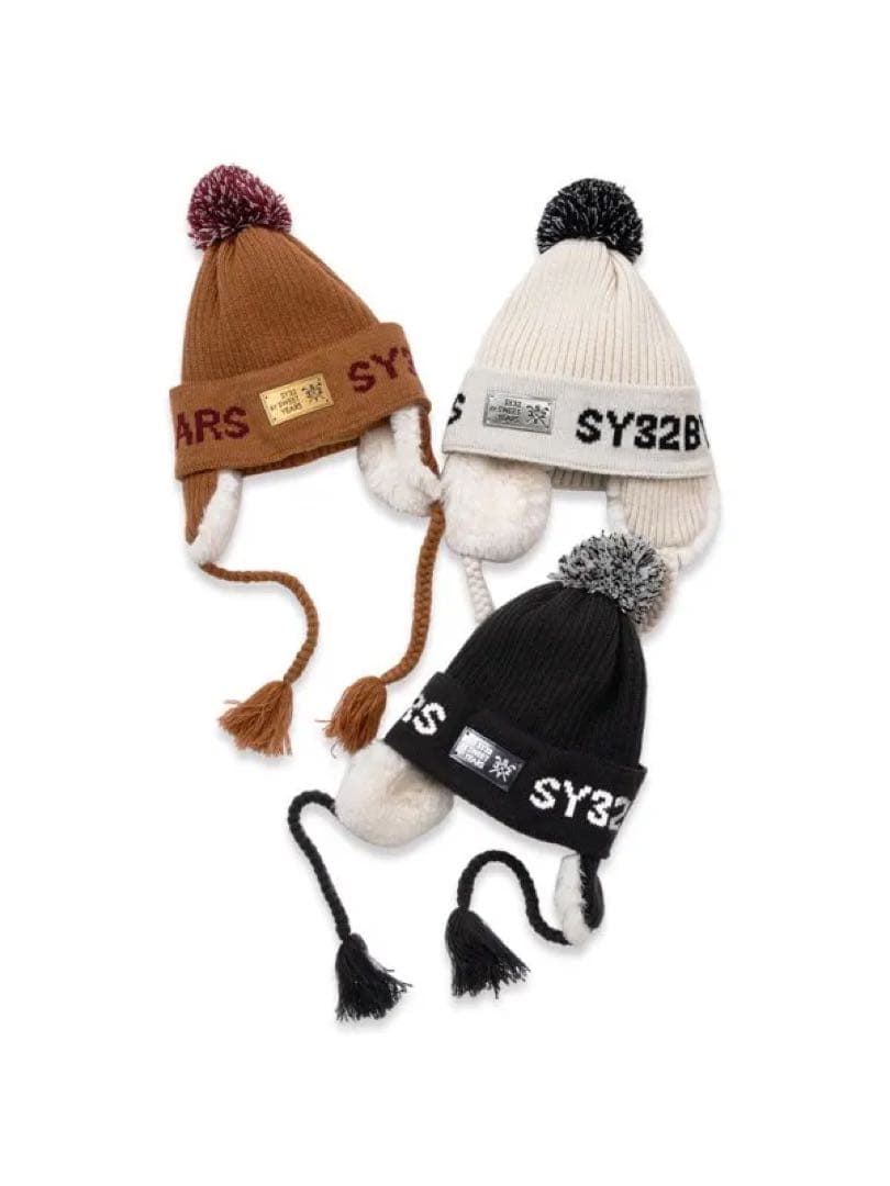 BONBON FLIGHT KNIT CAP ニット帽　帽子　キャメル