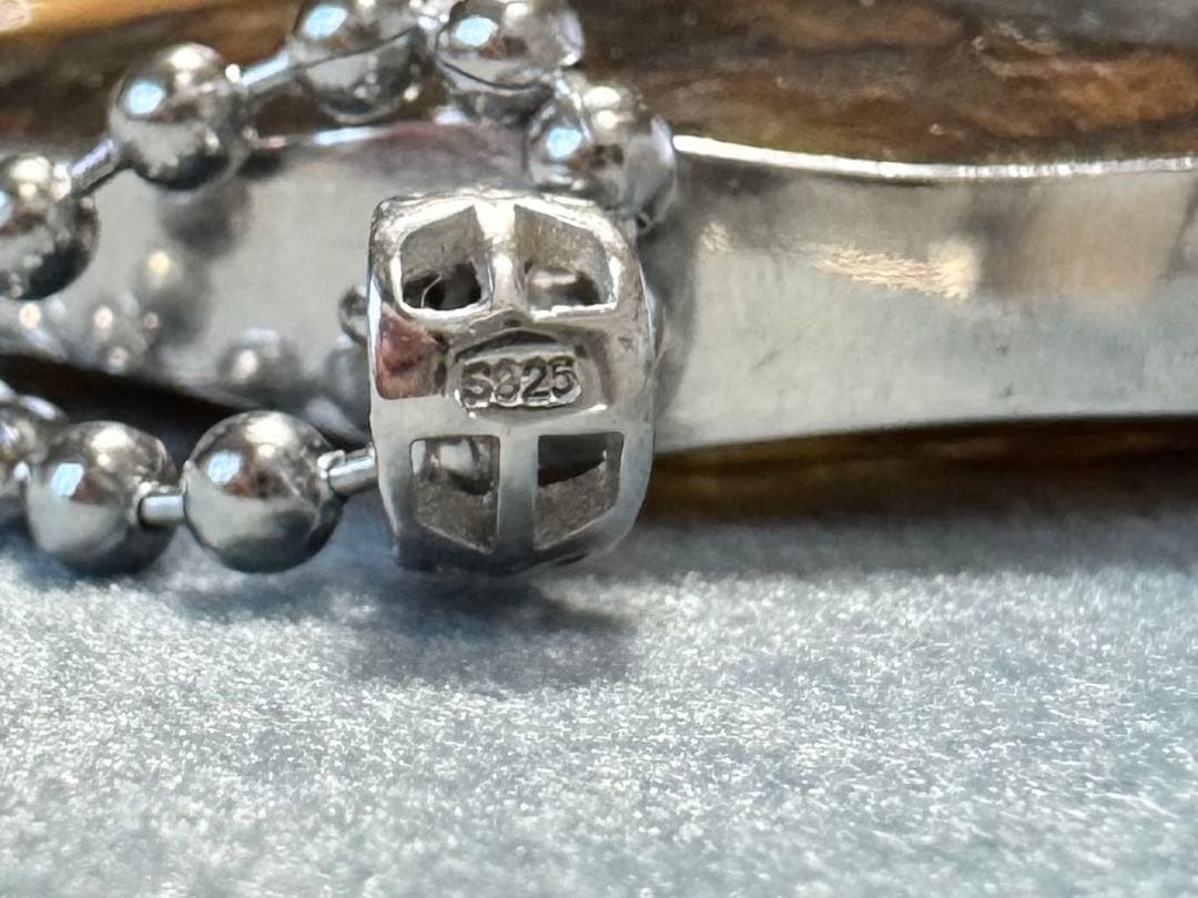 【一点物・特大51.6mm】セリコ産　パラサイト隕石 黄金オリビン ペンダント