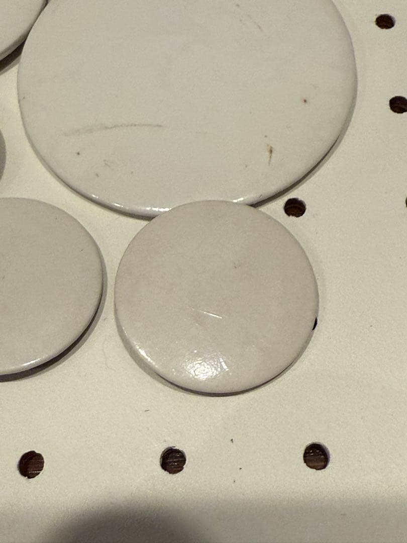 最初期　マルジェラ　ホワイト 缶バッジ　 5個セット