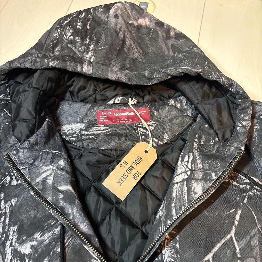 hide and seek Camo 迷彩 Jacket ジャケット