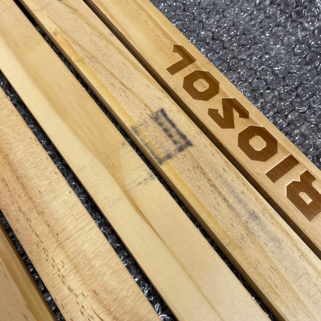 値下げ！訳あり！リオソル　ウッドロールトップテーブル　①　キャンプ　アウトドア