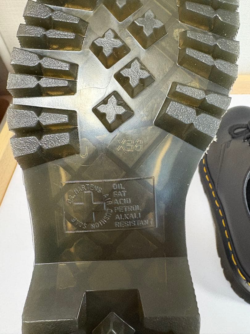 【未使用美品】ドクターマーチン ショートブーツ 厚底 3ホールレディース