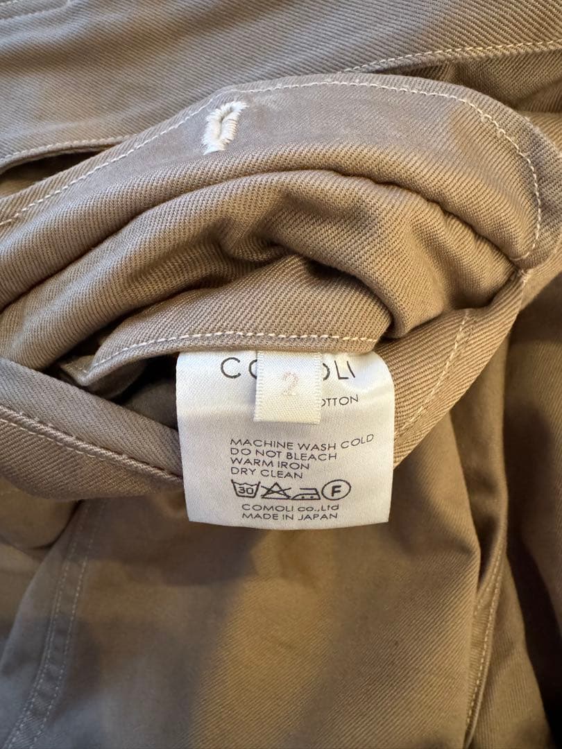 COMOLI Belted Chino Pants サイズ2