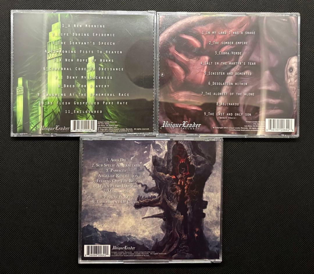 Hideous Divinity 1st 2nd 3rd ブルータル・デスメタル