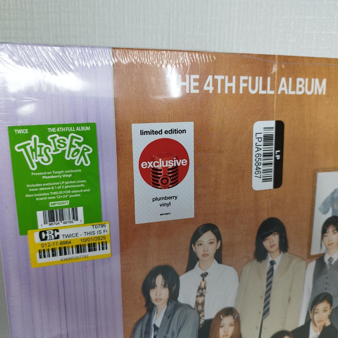 TWICE THIS IS FOR レコード アメリカ 韓国 LP 新 IZbI