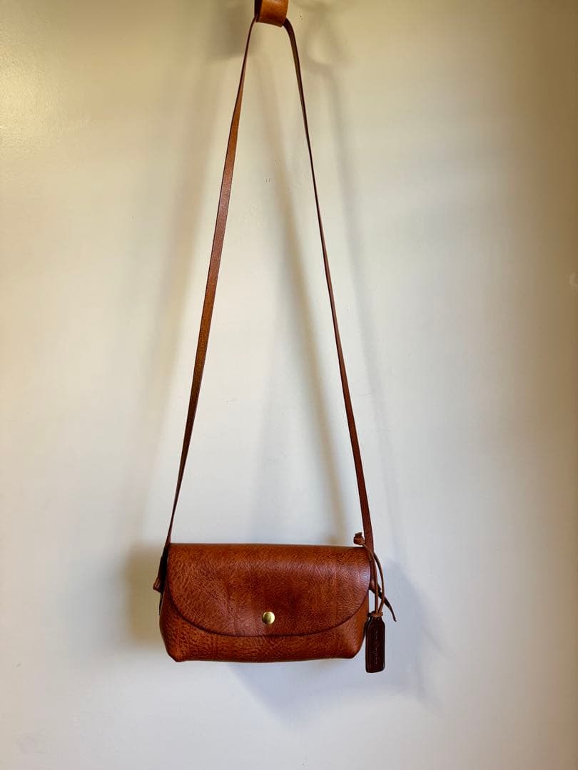 【アナロジコ】　ボタンミニショルダー/マローネ