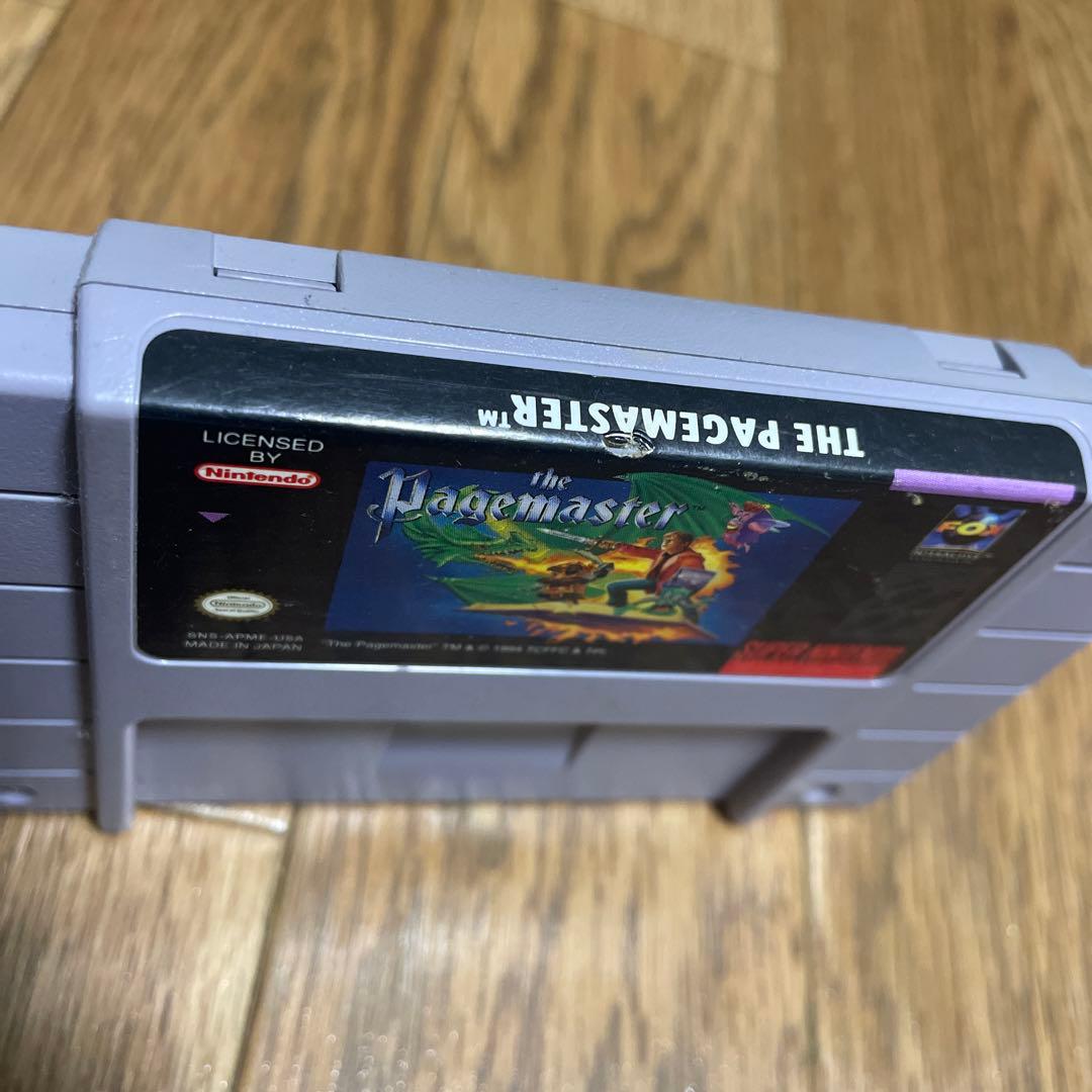 SNES The Page Master 海外 スーパーファミコン