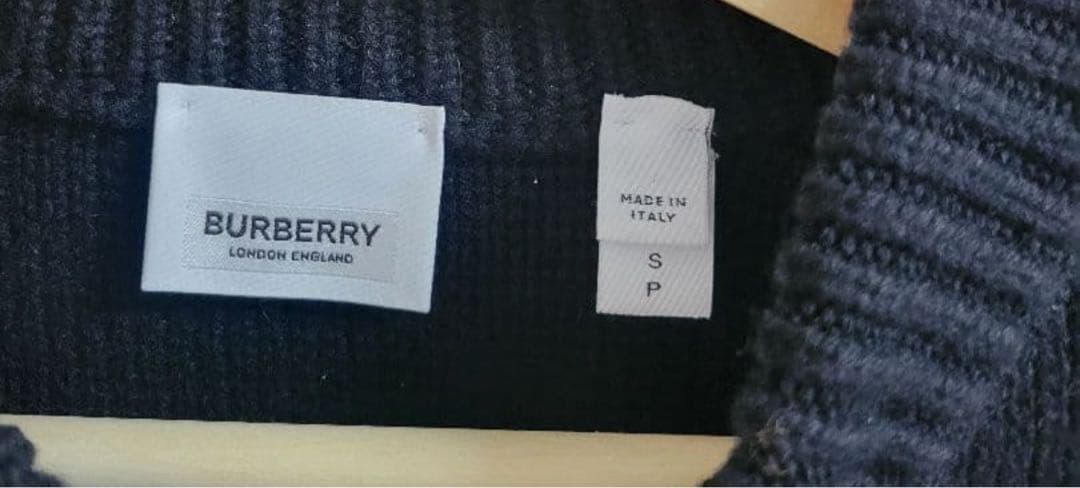 【新品未使用】BURBERRY カシミヤニットセーター S